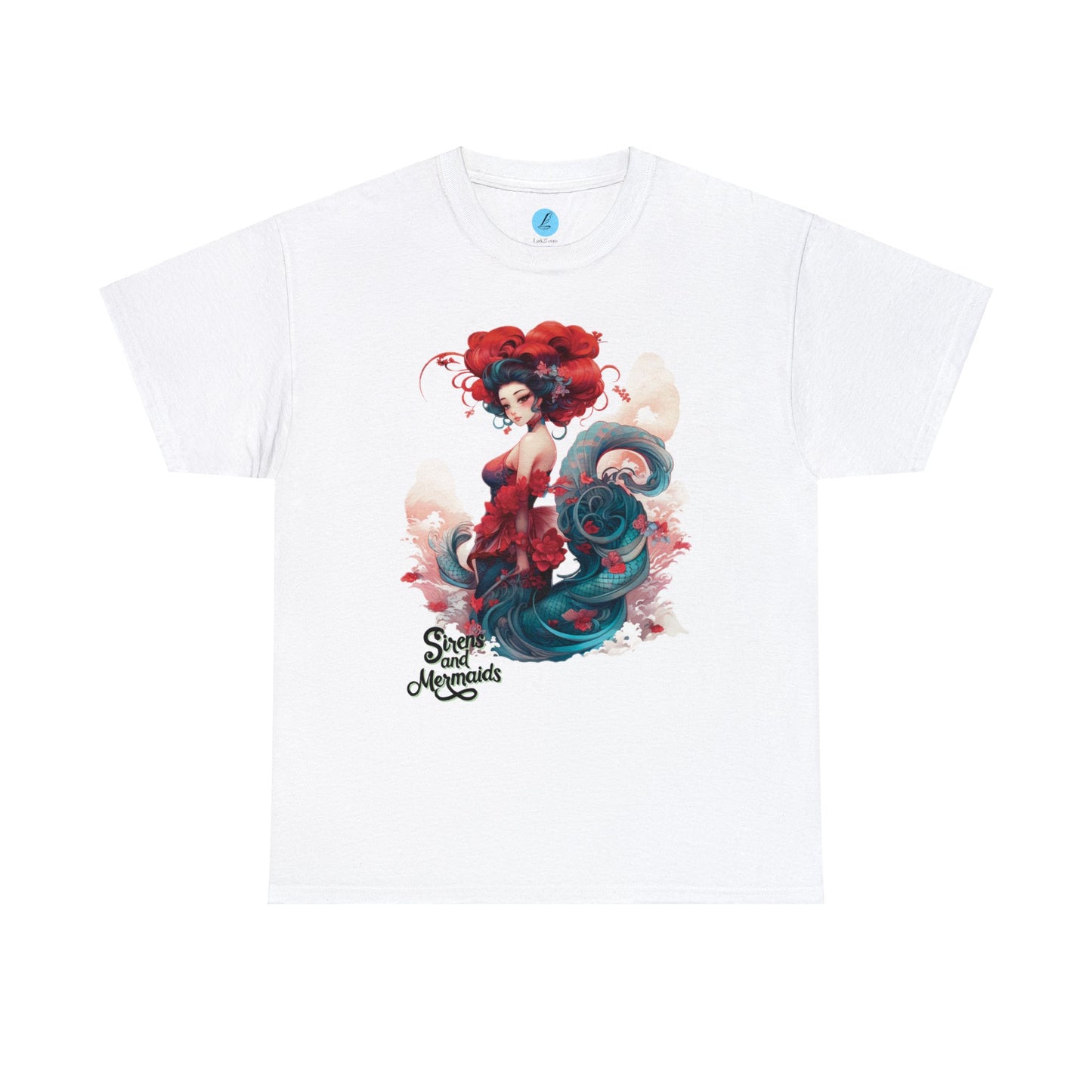 Mermaids and Sirens, Geisha Unisex Heavy Cotton Tee