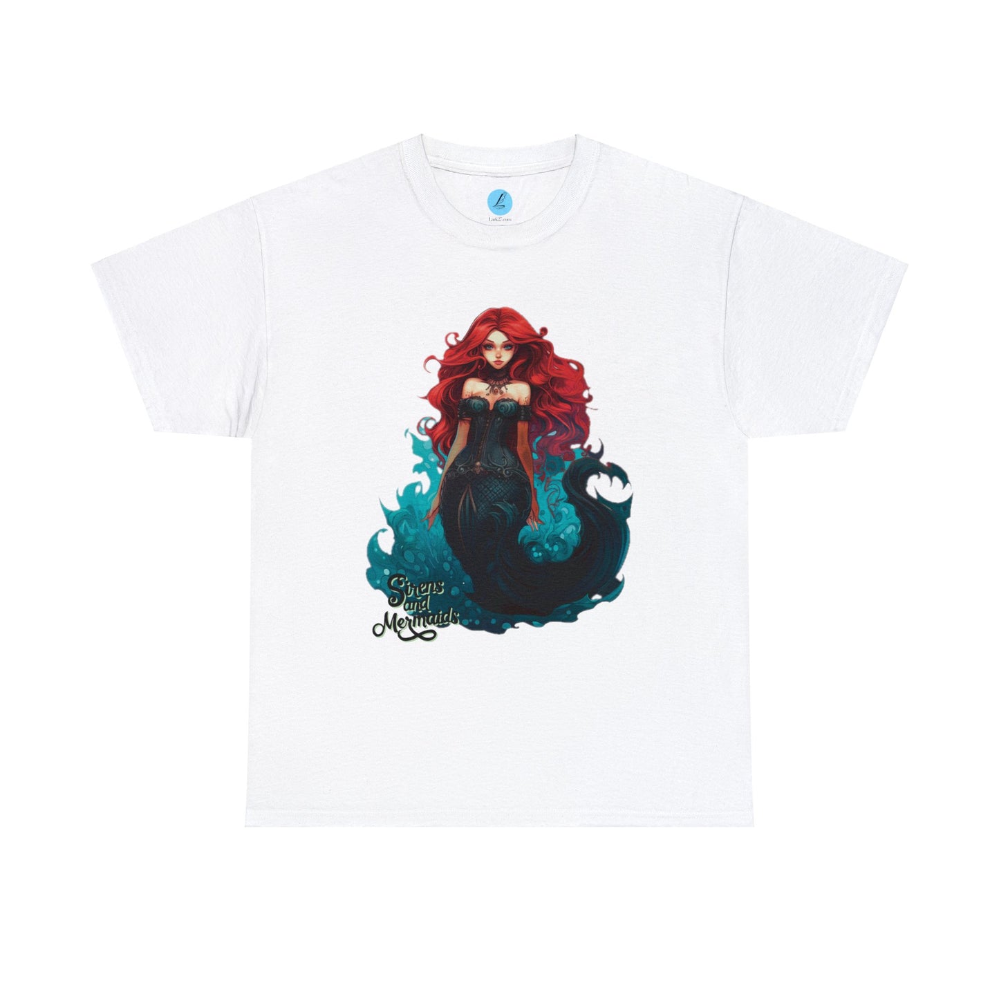 Mermaids and Sirens Gothic, Unisex Heavy Cotton Tee