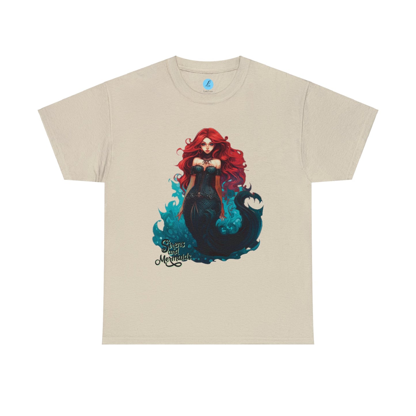 Mermaids and Sirens Gothic, Unisex Heavy Cotton Tee