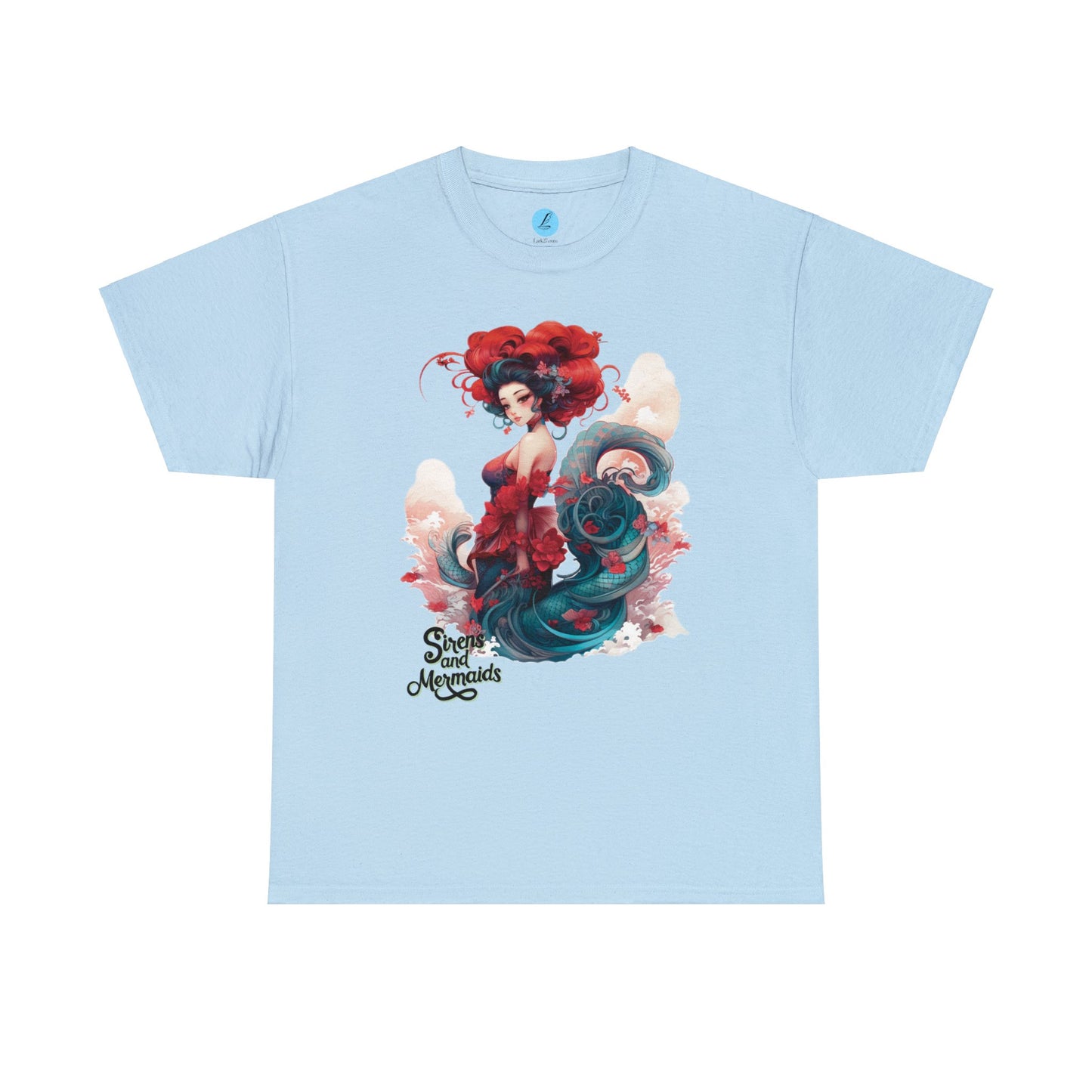 Mermaids and Sirens, Geisha Unisex Heavy Cotton Tee