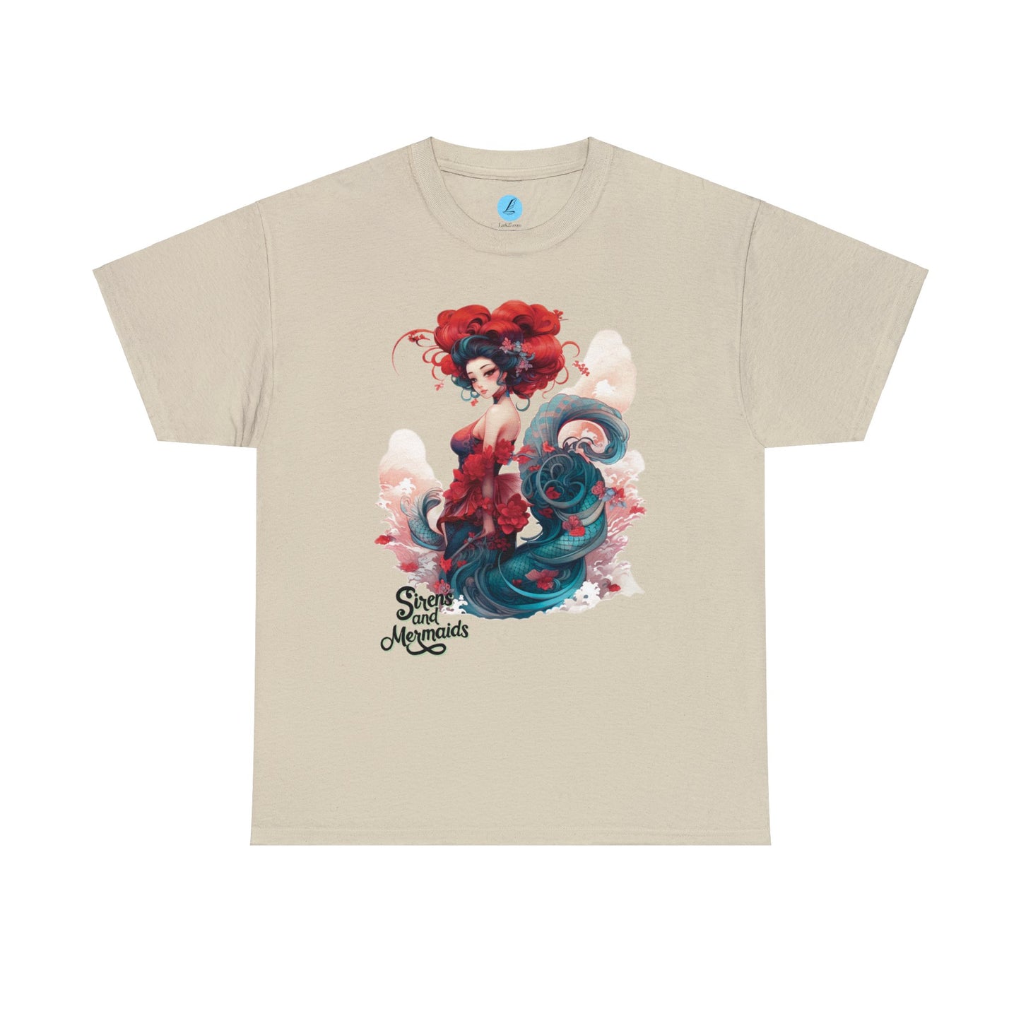 Mermaids and Sirens, Geisha Unisex Heavy Cotton Tee
