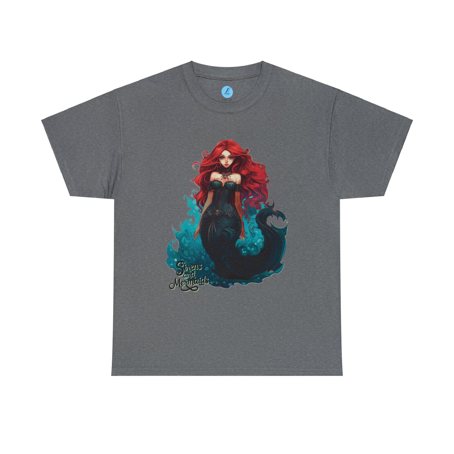 Mermaids and Sirens Gothic, Unisex Heavy Cotton Tee