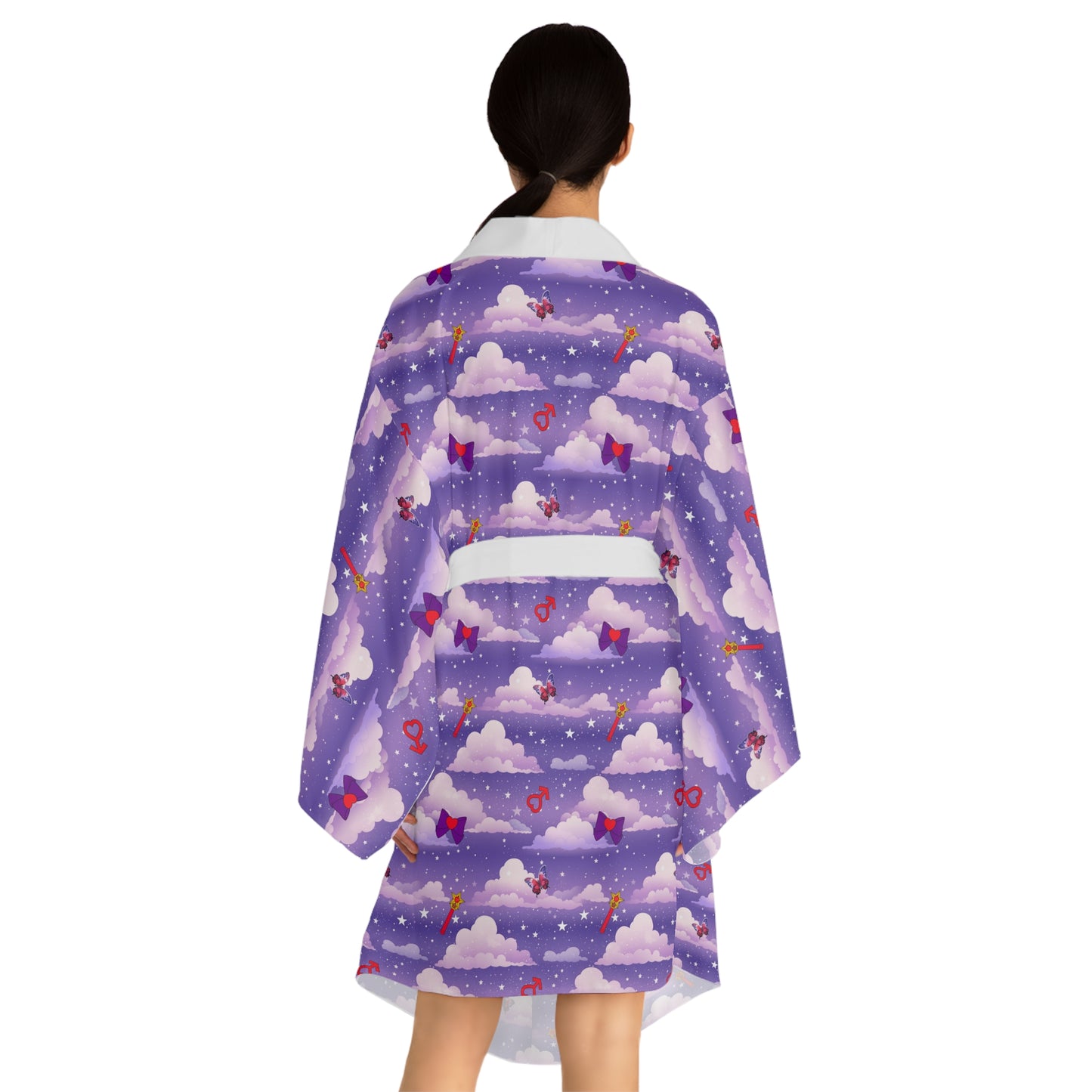 Sailor Mars Long Sleeve Kimono Robe