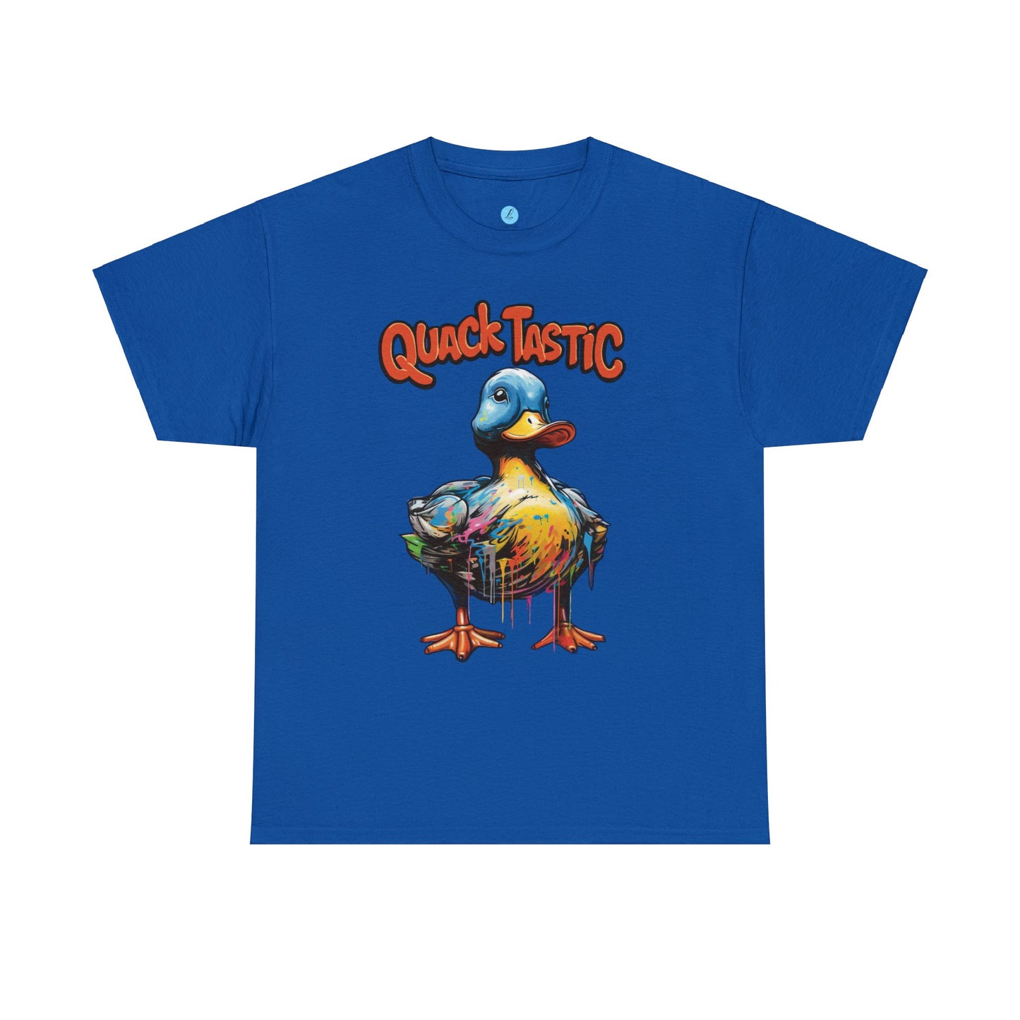 Quack-tasic Unisex T-shirt, Duck Lovers, Graffiti Style Drawing Art