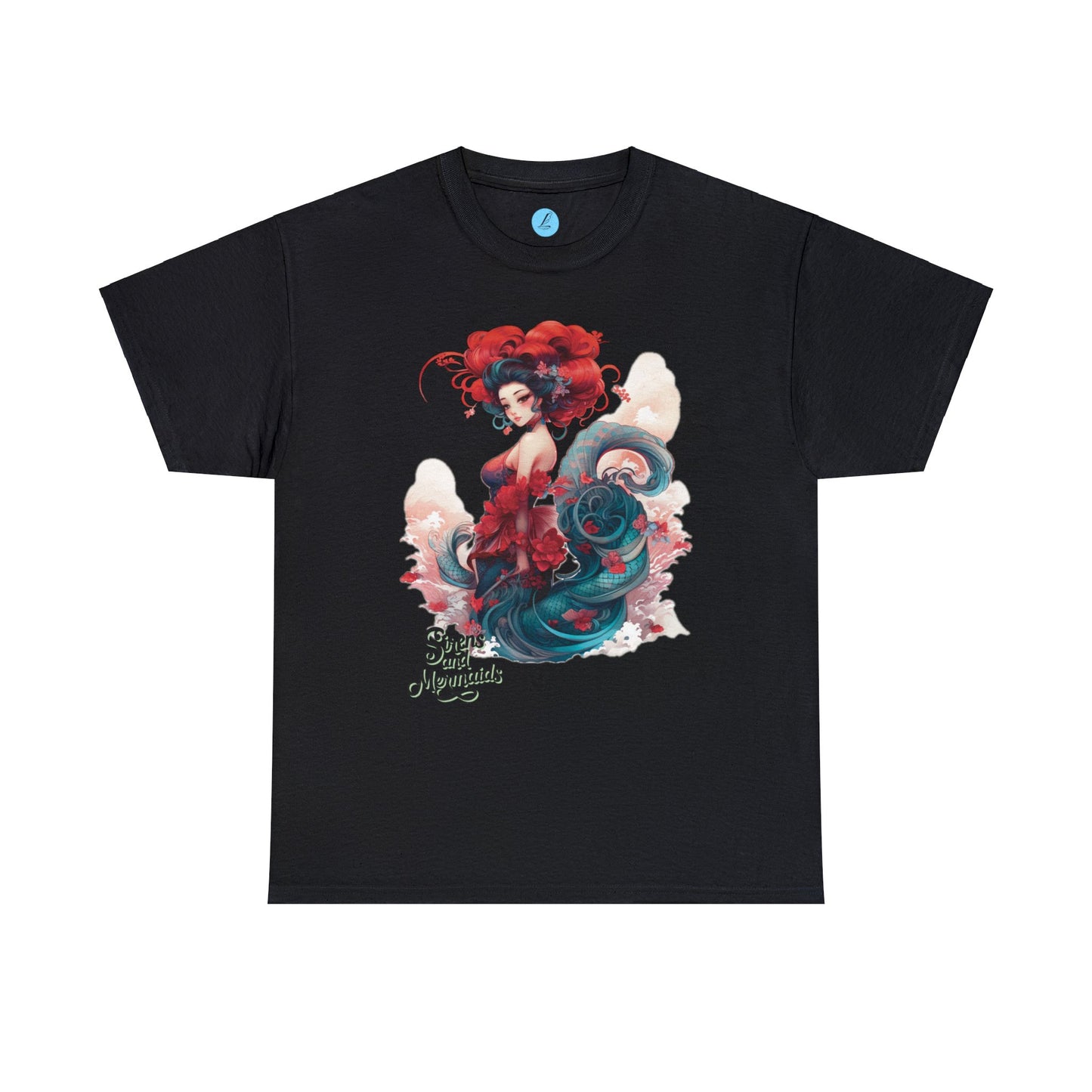 Mermaids and Sirens, Geisha Unisex Heavy Cotton Tee