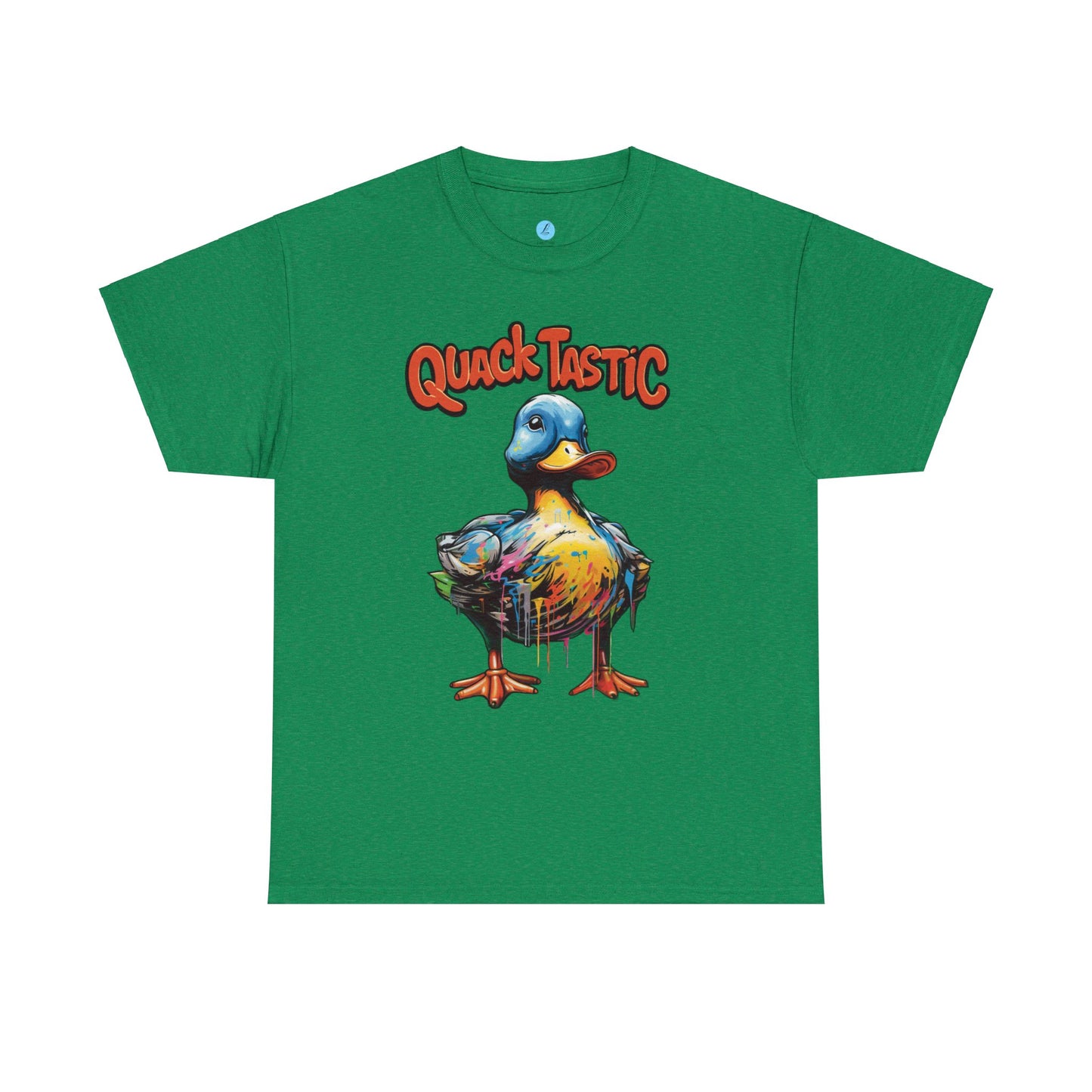 Quack-tasic Unisex T-shirt, Duck Lovers, Graffiti Style Drawing Art