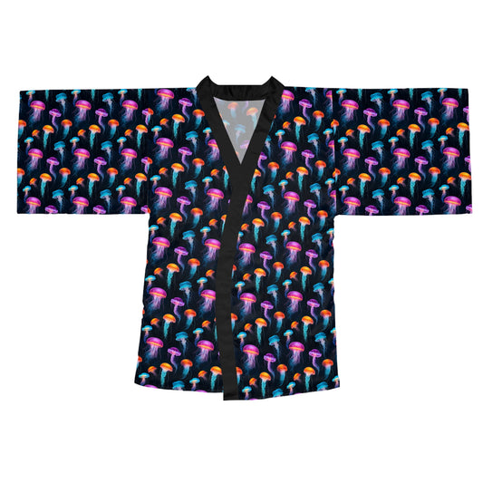 Jelly Fish Long Sleeve Kimono Robe