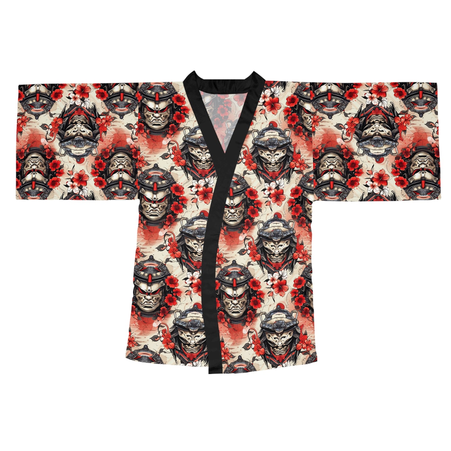 Samurai Long Sleeve Kimono Robe