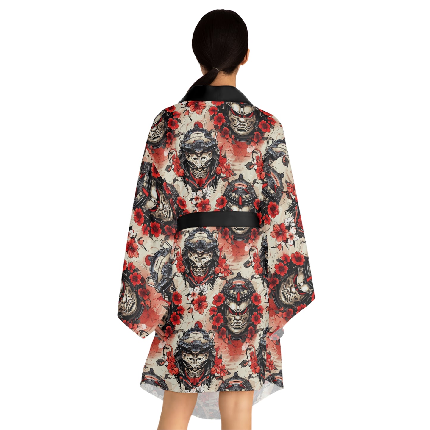 Samurai Long Sleeve Kimono Robe