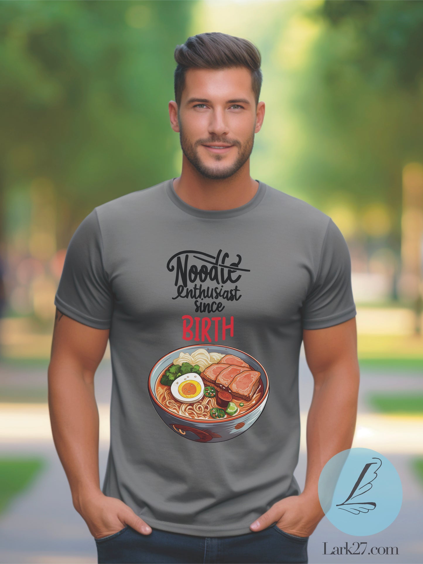 Noodle Enthusiast Since Birth Unisex Heavy Cotton Tee