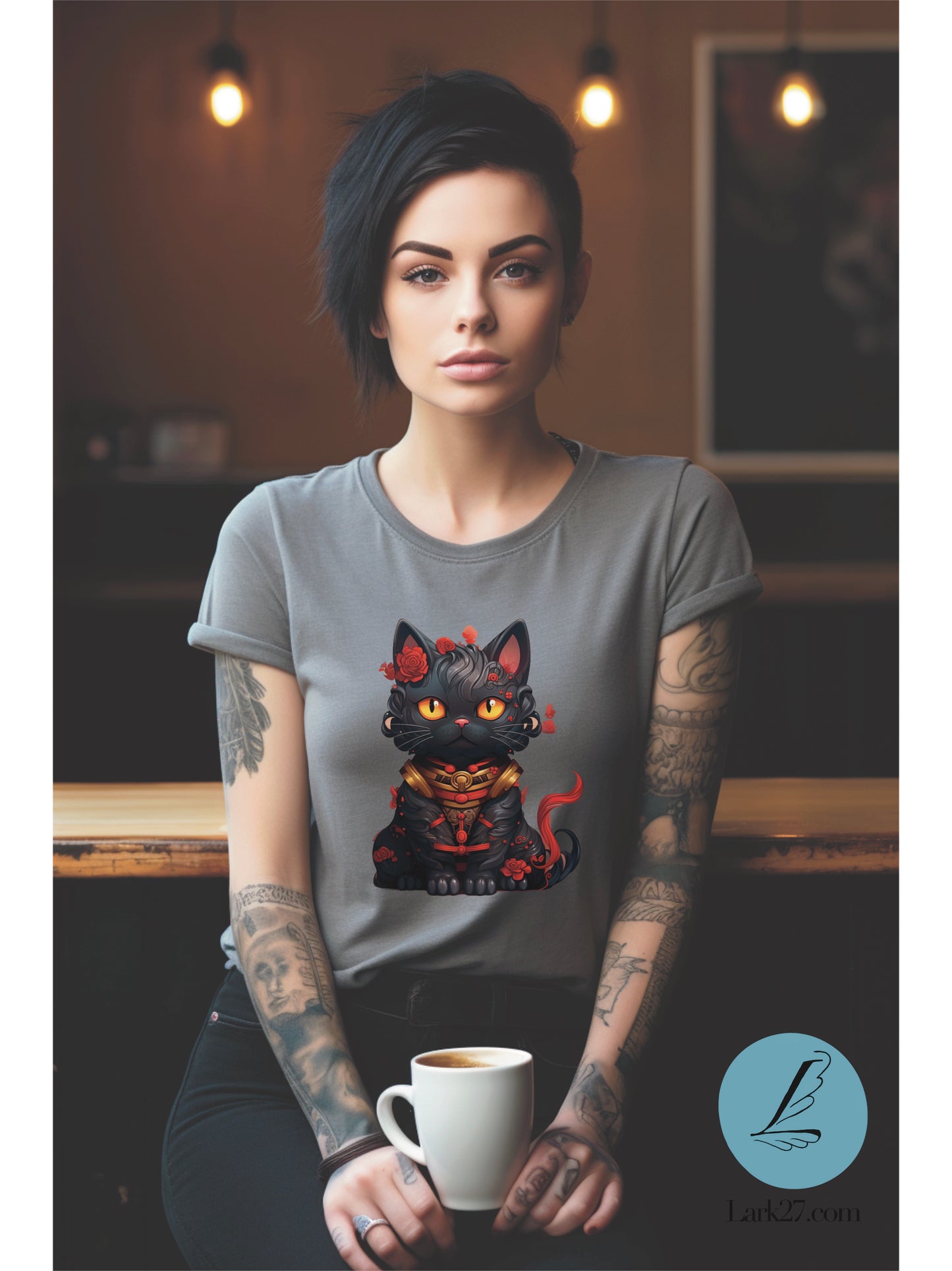 Unlucky Cat Unisex Heavy Cotton Tee